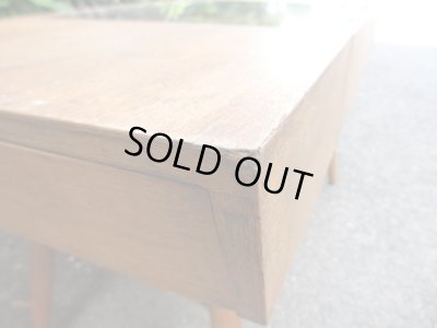 画像9: ヴィンテージ 枯れた木味のセンターテーブル