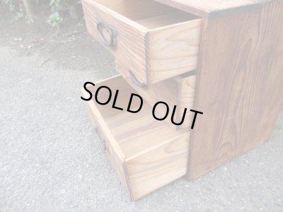 画像9: アンティーク　木味良い3杯引出し