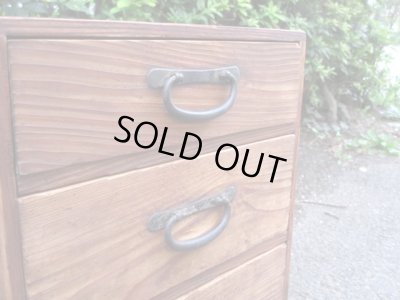 画像7: アンティーク　木味良い3杯引出し