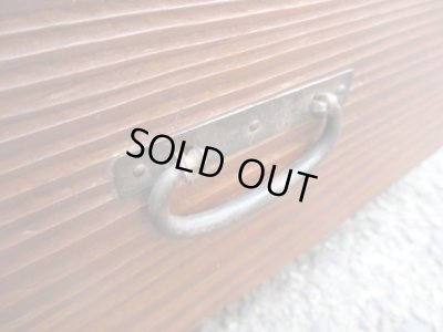 画像14: アンティーク 深い木味の3杯引出し ドロワー