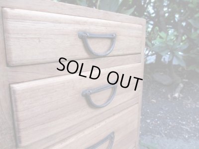 画像4: アンティーク 桐材の4杯小引出し