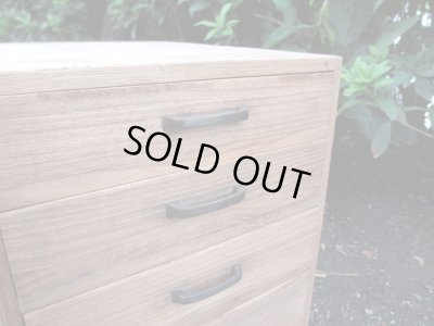 画像6: アンティーク 桐材の5杯小引出し