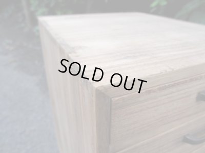 画像7: アンティーク 桐材の5杯小引出し