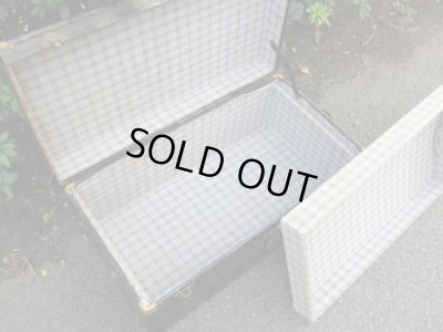 画像11: アンティーク 深緑の大型トランク