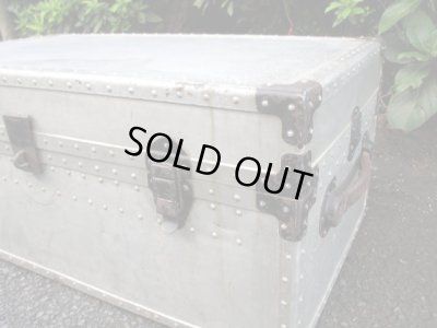 画像6: アンティーク ジュラルミン製トランク