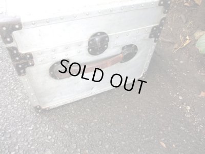 画像9: アンティーク ジュラルミン製トランク