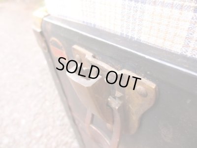 画像8: アンティーク 深緑の大型トランク