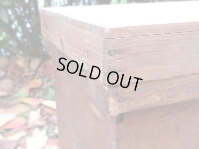 画像6: アンティーク 木味良い 茶箱 サイドテーブル収納