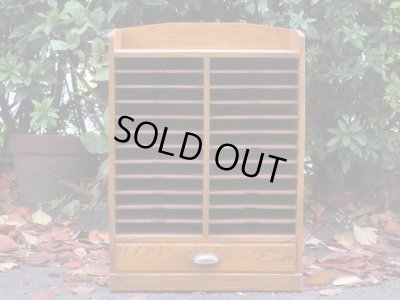 画像2: アンティーク 木味良い レターケース カルテ書類棚