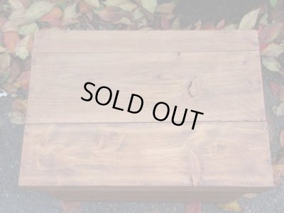 画像3: アンティーク 木味良い 茶箱 サイドテーブル収納