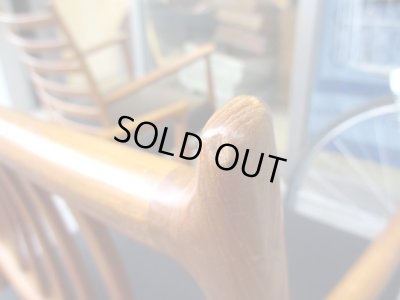 画像12: ヴィンテージ デンマーク製 チーク材のアームチェア 黒 (1)