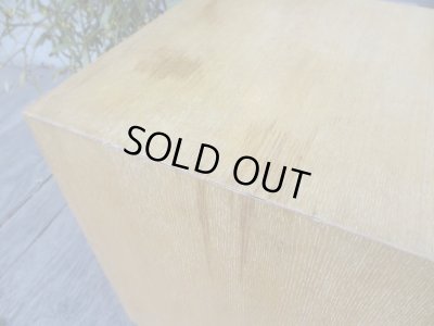 画像8: ヴィンテージ 明るい木味の7杯小引出し A4