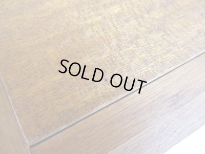 画像13: アンティーク 明るい木味のラワン材 3杯小引出し