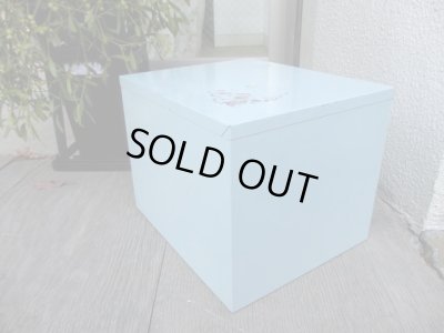 画像5: ヴィンテージ ブルーグレーのメタル製 5杯小引出し ドロワー A4