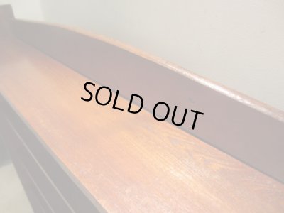 画像6: アンティーク 横長の楔本棚