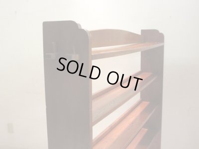 画像5: アンティーク 横長の楔本棚