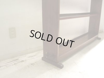 画像12: アンティーク 横長の楔本棚