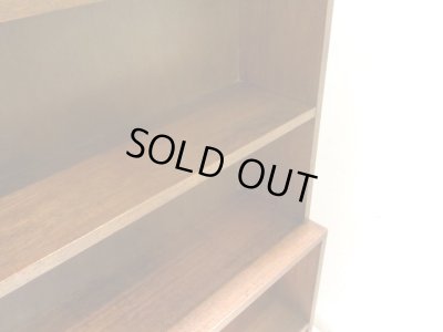 画像7: ラワン無垢材のヴィンテージ本棚 ブックシェルフ