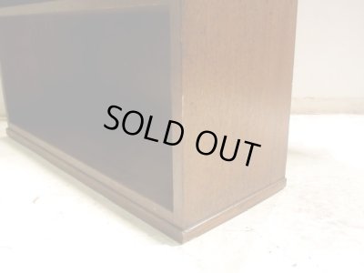 画像10: ラワン無垢材のヴィンテージ本棚 ブックシェルフ