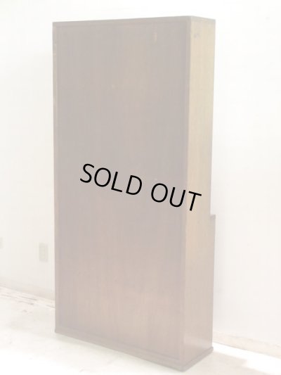 画像2: ラワン無垢材のヴィンテージ本棚 ブックシェルフ