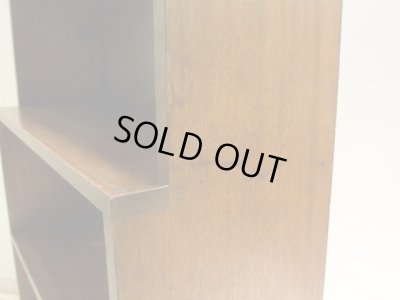 画像8: ラワン無垢材のヴィンテージ本棚 ブックシェルフ