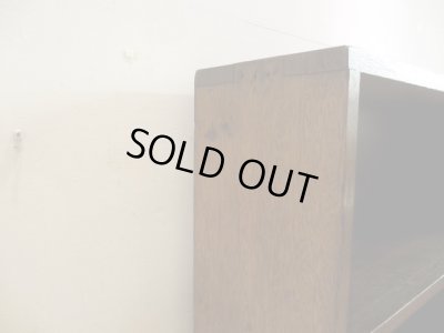 画像5: ラワン無垢材のヴィンテージ本棚 ブックシェルフ