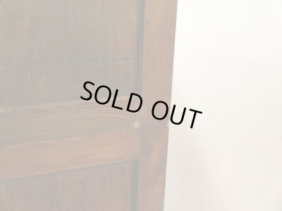 画像14: アンティーク ダイヤガラスのガラス戸棚 食器棚