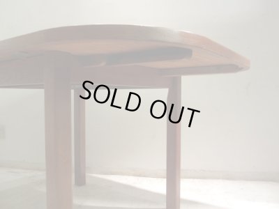 画像12: 北欧デザイン チーク材のエクステンションテーブル