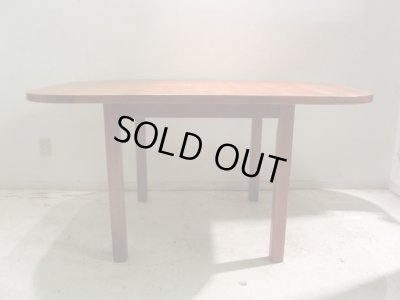 画像3: 北欧デザイン チーク材のエクステンションテーブル