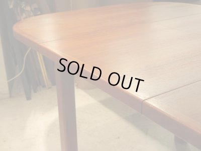 画像7: 北欧デザイン チーク材のエクステンションテーブル