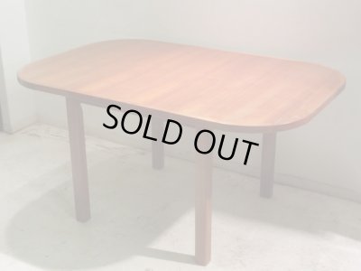 画像2: 北欧デザイン チーク材のエクステンションテーブル