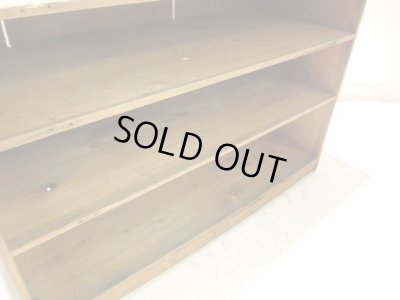 画像9: アンティーク 素朴な木味の整理棚