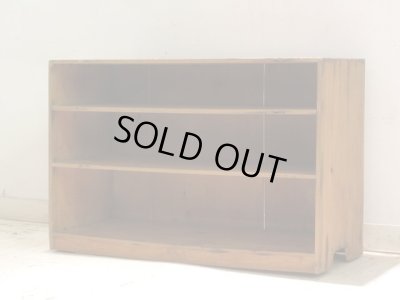 画像5: アンティーク 素朴な木味の整理棚