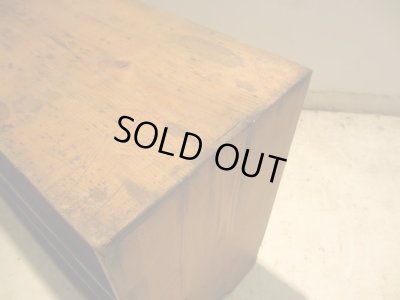 画像7: アンティーク 素朴な木味の整理棚