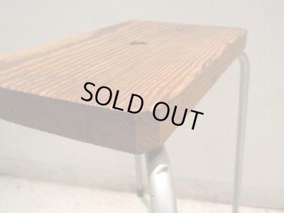 画像7: ヴィンテージ シンプルな鉄脚のスツール