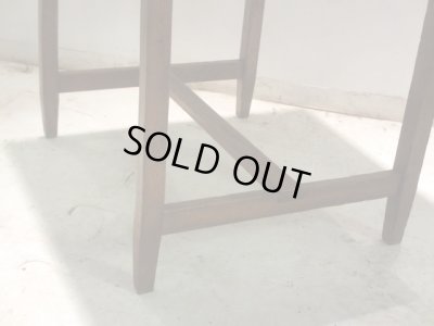 画像13: アンティーク 深い木味の平机