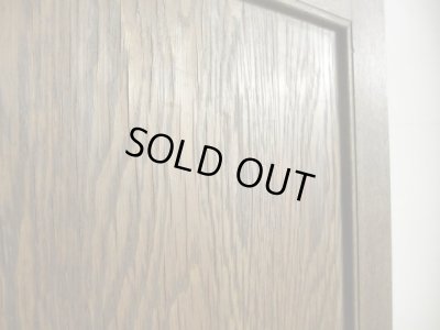 画像16: アンティーク 古い洋館のガラスキャビネット 楢無垢材