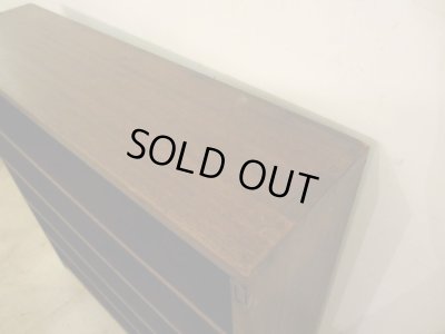 画像7: アンティーク ラワン無垢材の収納棚 (2)