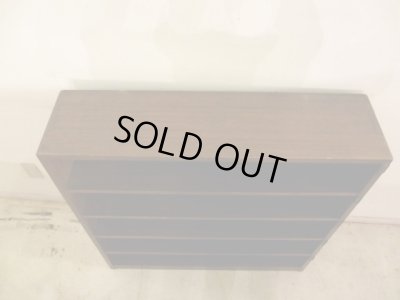 画像6: アンティーク ラワン無垢材の収納棚 (2)