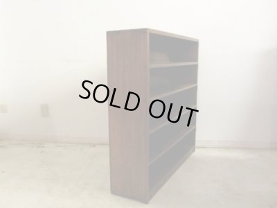 画像6: アンティーク ラワン無垢材の収納棚 (1)