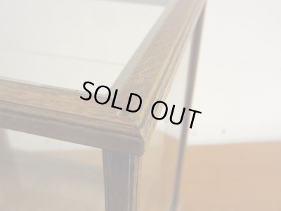 画像9: アンティーク 楢無垢材の5面ガラス卓上ショーケース