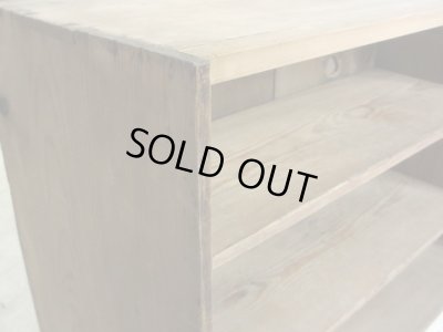 画像9: アンティーク 素朴な木味の整理棚