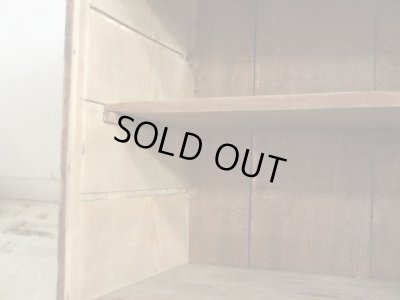 画像14: アンティーク 素朴な木味の整理棚