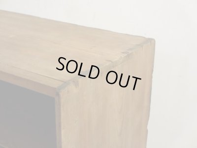 画像5: アンティーク 素朴な木味の整理棚