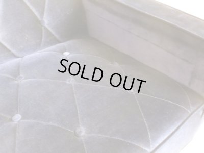 画像8: レトロモダンなネイビーの3人掛けソファ 3P