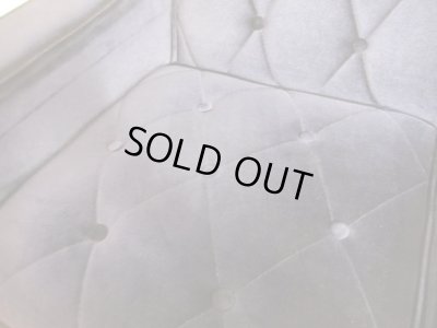 画像9: レトロモダンなネイビーの3人掛けソファ 3P