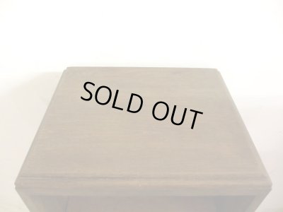 画像6: ヴィンテージ オーク無垢材の飾り棚