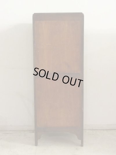 画像3: ヴィンテージ オーク無垢材の飾り棚