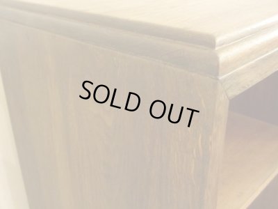 画像8: ヴィンテージ オーク無垢材の飾り棚