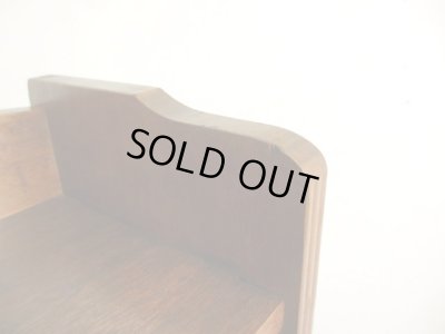 画像12: ヴィンテージ 木味良い ラワン材の本棚 ブックシェルフ